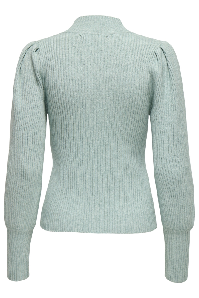 Only groene dames trui | Achteraanzicht