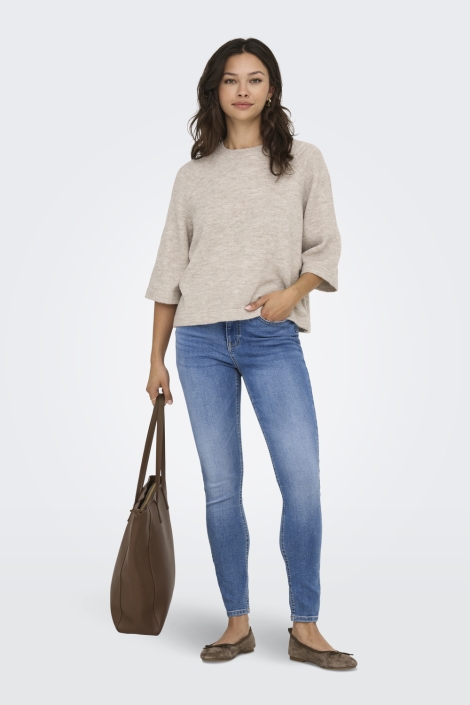 Only beige dames trui | Model
