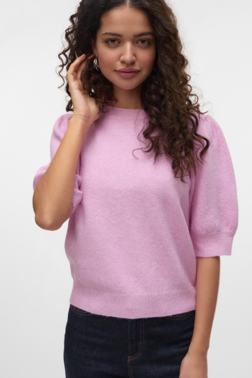 Vero Moda vmdoffy 2/4 o-neck pullover ga noos Roze