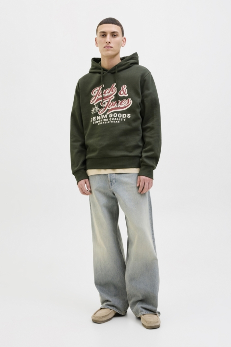 Jack & Jones groene heren sweater | Model