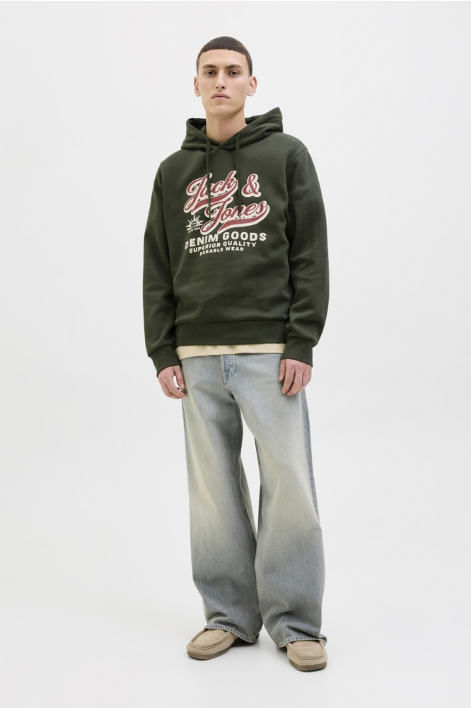 Jack & Jones groene heren sweater | Model