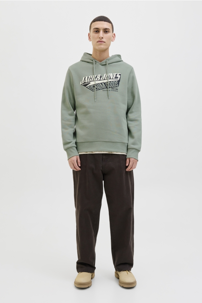 Jack & Jones groene heren sweater | Model