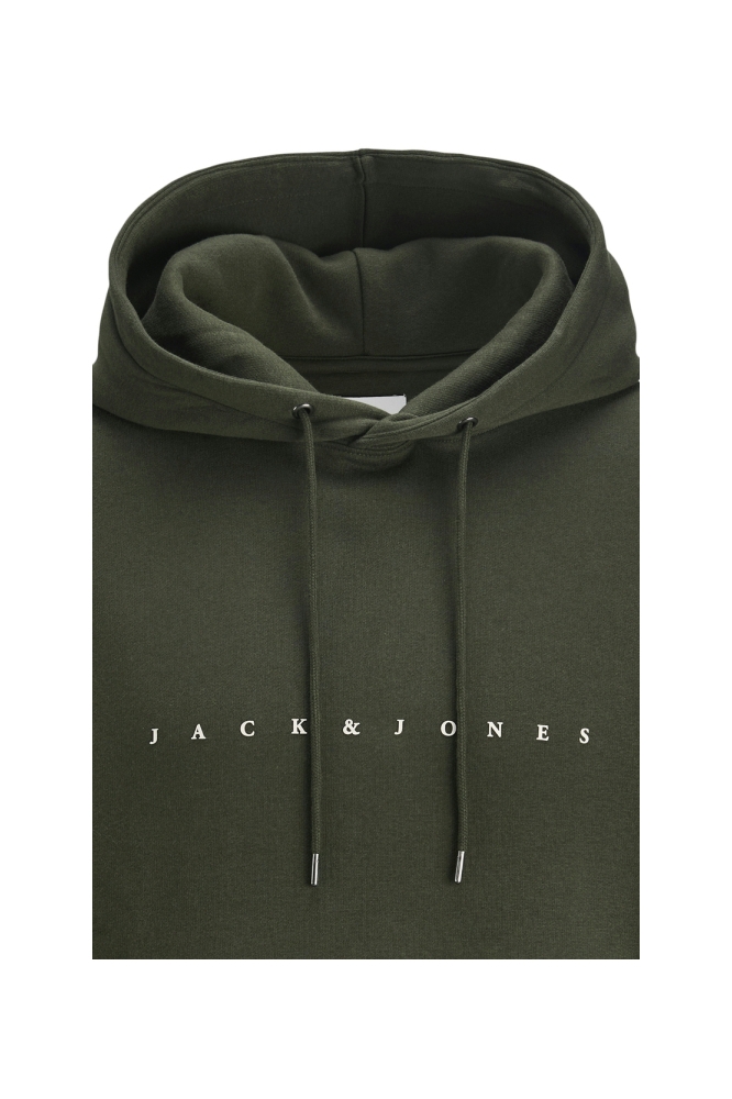 Jack & Jones groene heren sweater | Close up