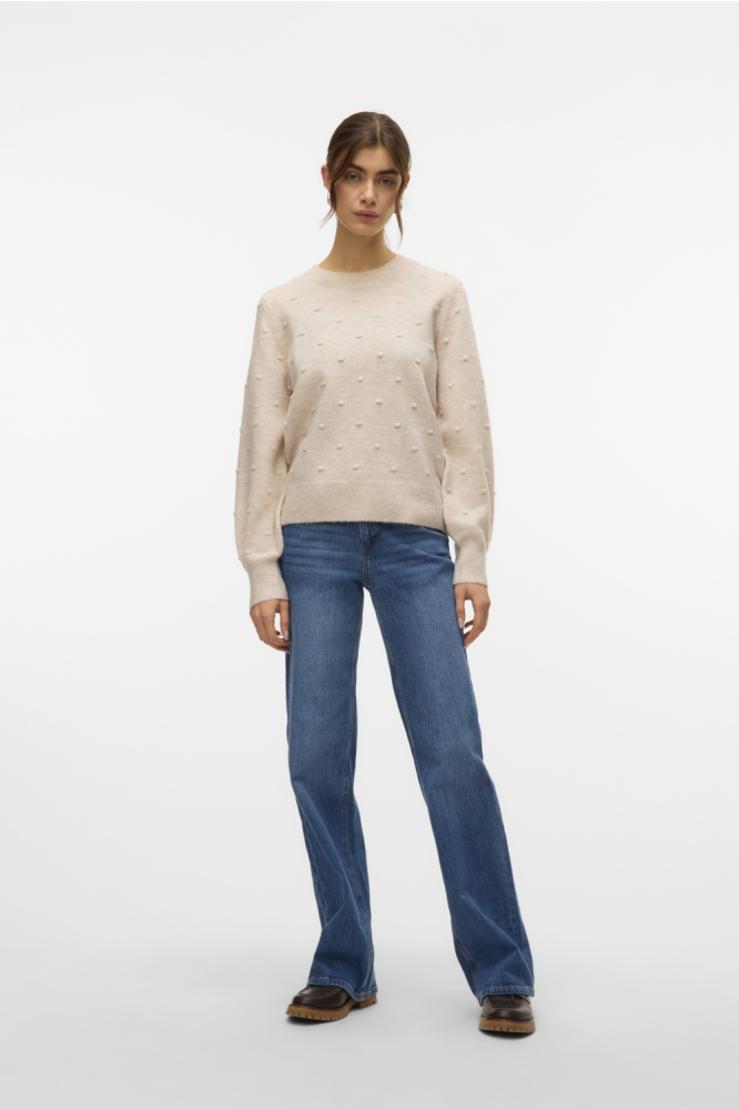 Vero Moda beige dames trui | Model