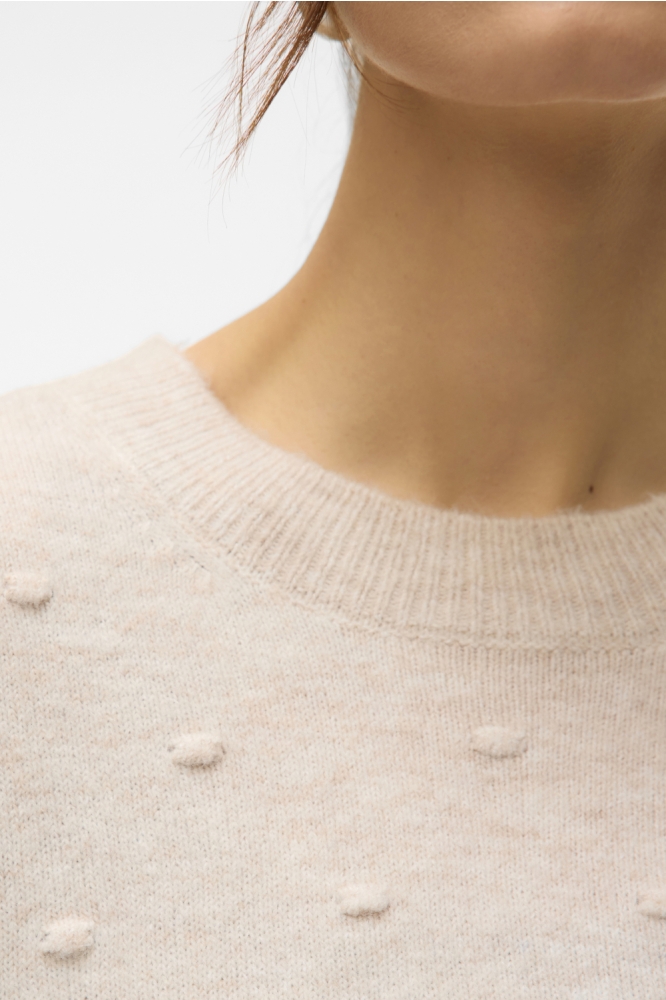 Vero Moda beige dames trui | Close up