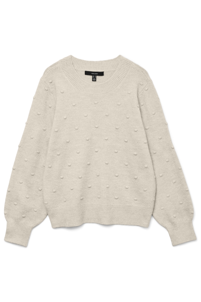 Vero Moda beige dames trui | Vooraanzicht