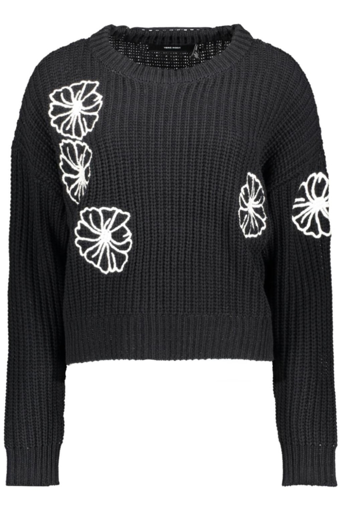 Vero Moda zwarte dames trui | Vooraanzicht