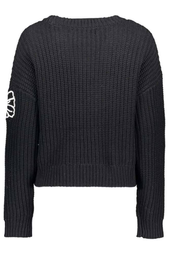 Vero Moda zwarte dames trui | Achteraanzicht