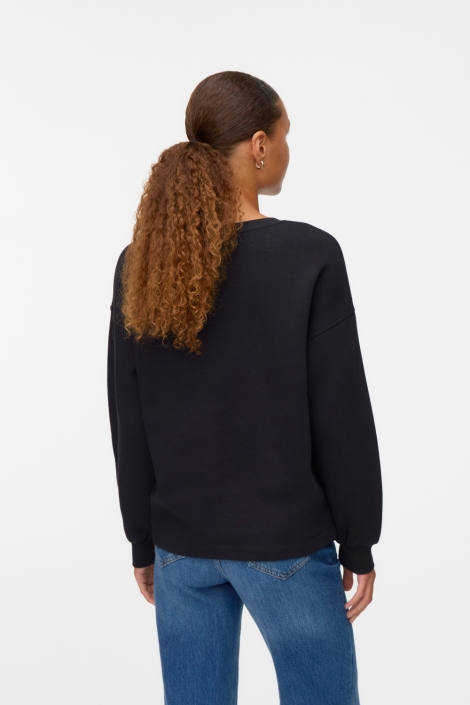 Vero Moda zwarte dames sweater | Model achteraanzicht
