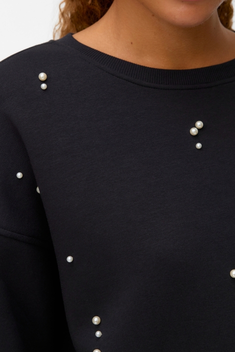 Vero Moda zwarte dames sweater | Close up