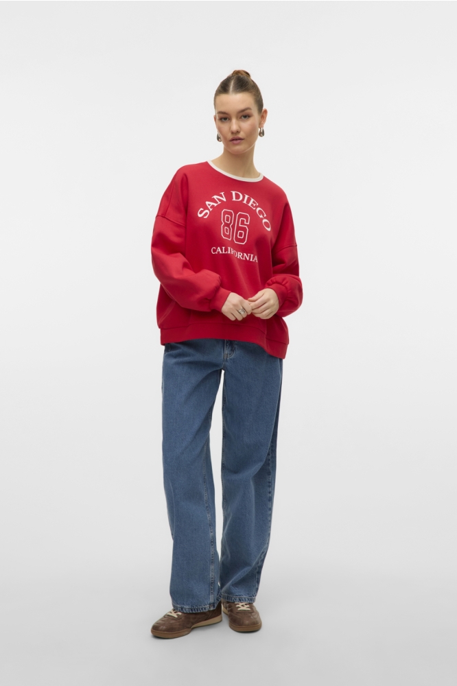 Vero Moda rode dames sweater | Model