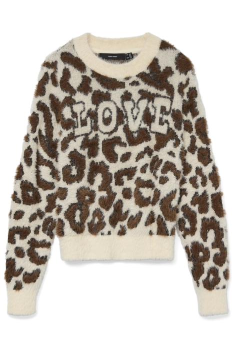 Vero Moda beige dames trui | Vooraanzicht