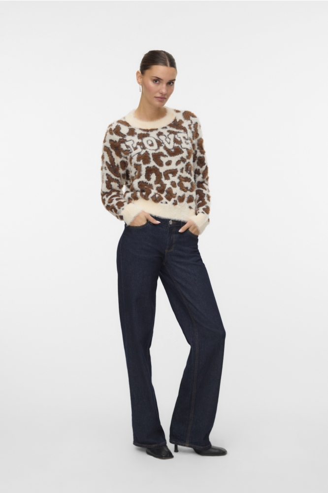 Vero Moda beige dames trui | Model
