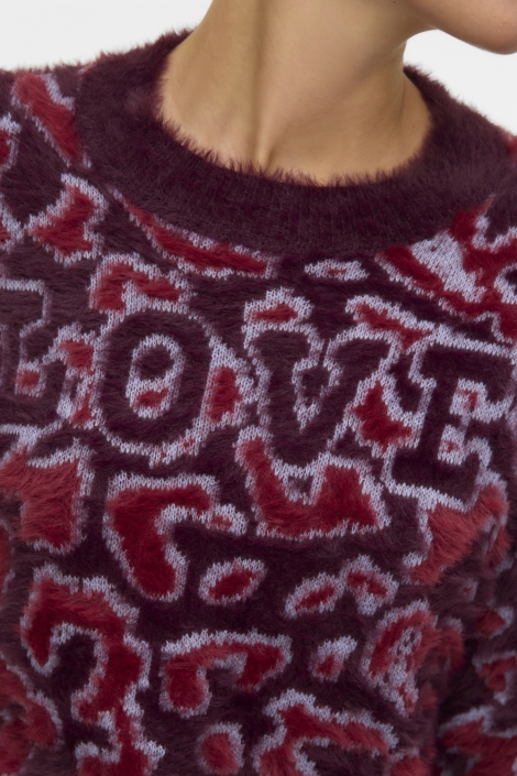 Vero Moda paarse dames trui | Kleurstaal