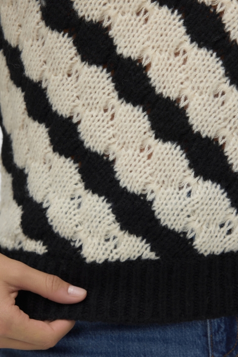 Vero Moda zwarte dames trui | Close up