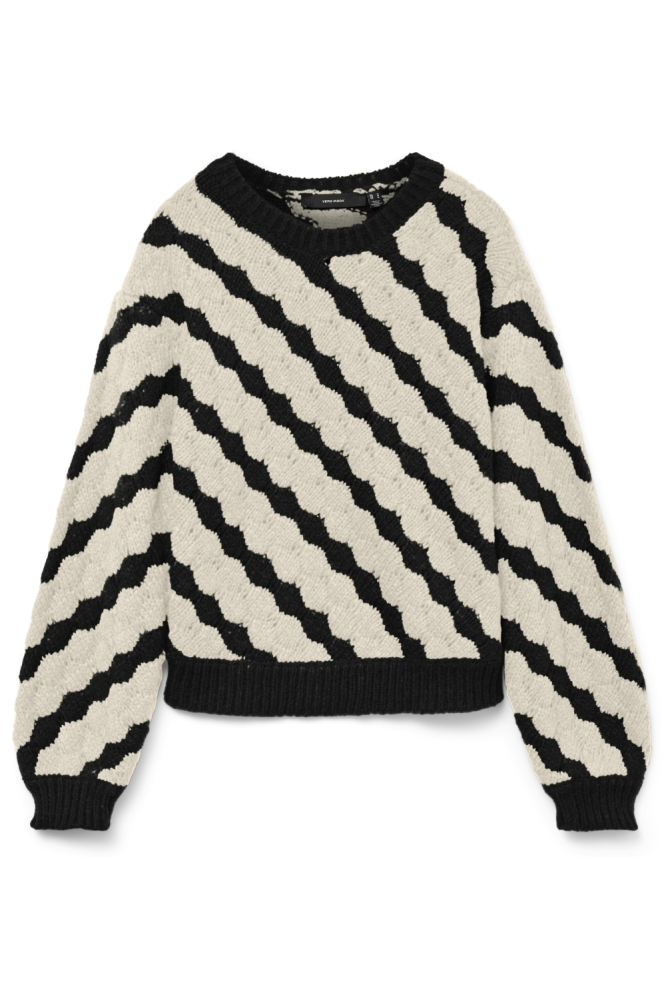 Vero Moda zwarte dames trui | Vooraanzicht