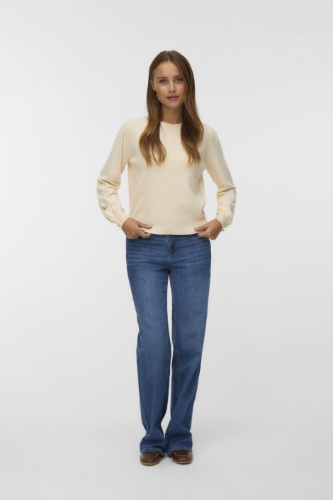 Vero Moda beige dames trui | Model