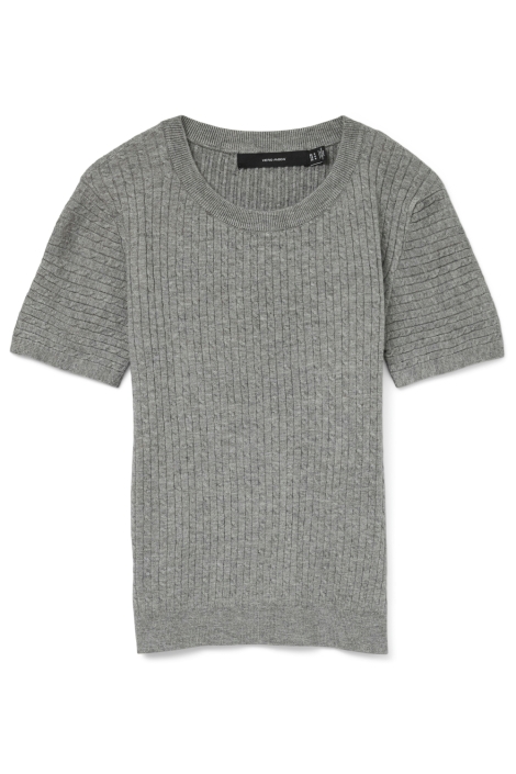 Vero Moda grijze dames t-shirt | Vooraanzicht