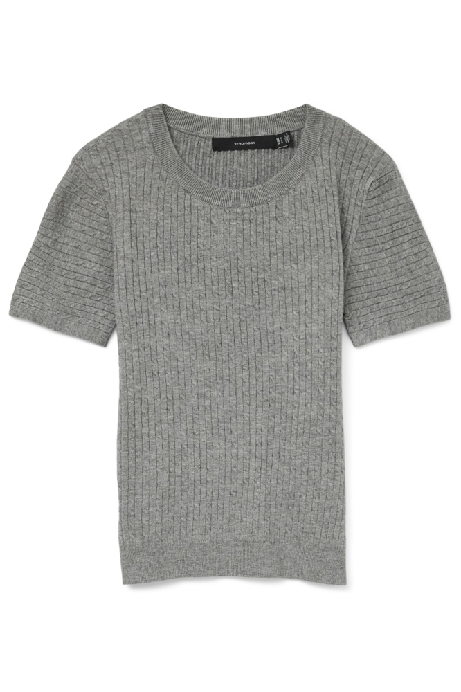 Vero Moda grijze dames t-shirt | Vooraanzicht