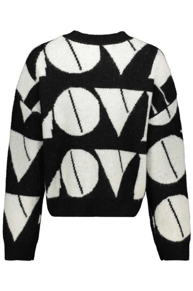 Vero Moda zwarte dames trui | Achteraanzicht