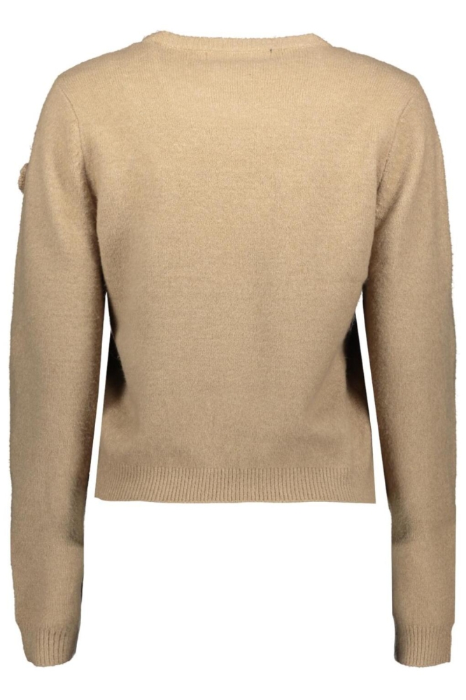 Vero Moda camel dames trui | Achteraanzicht