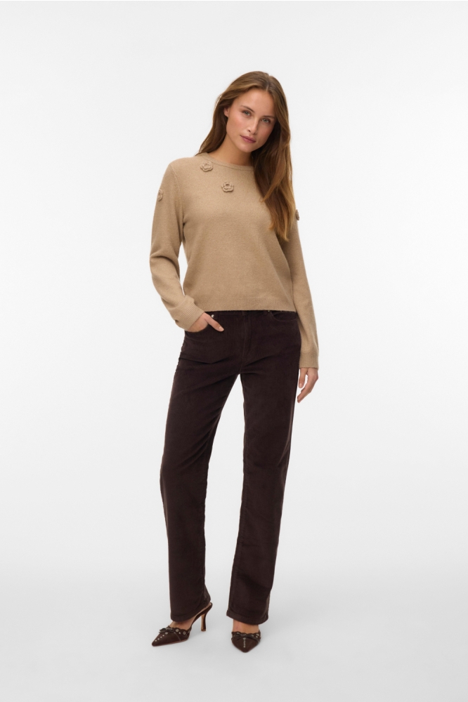 Vero Moda camel dames trui | Model