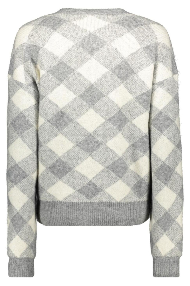 Vero Moda grijze dames trui | Achteraanzicht