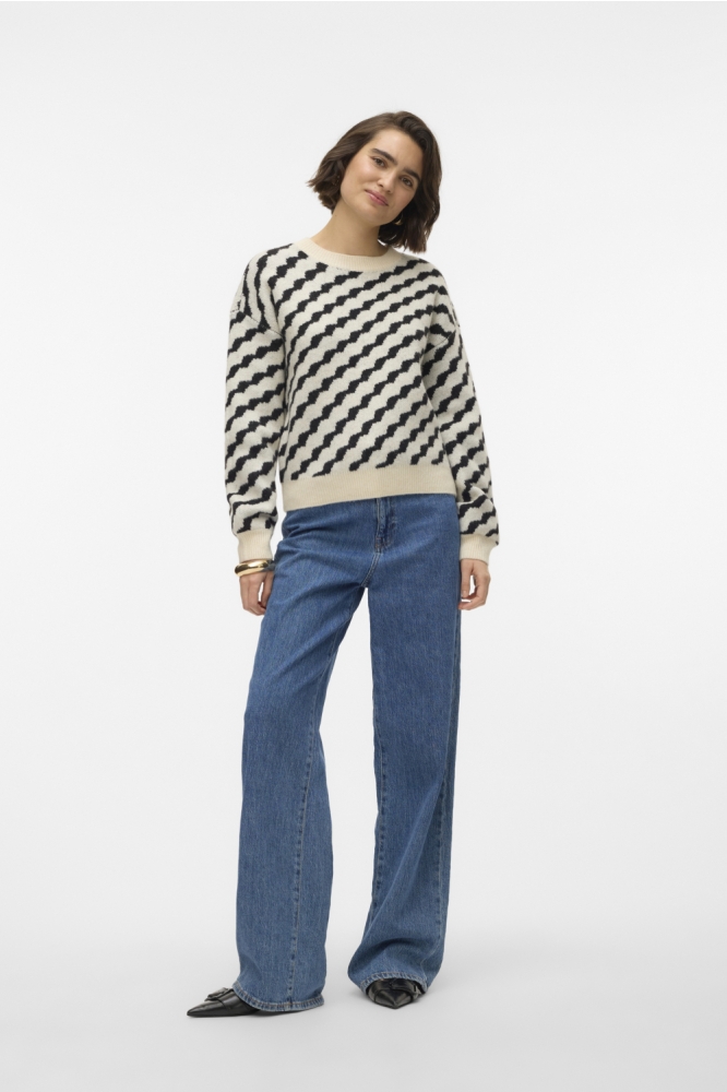 Vero Moda beige dames trui | Model