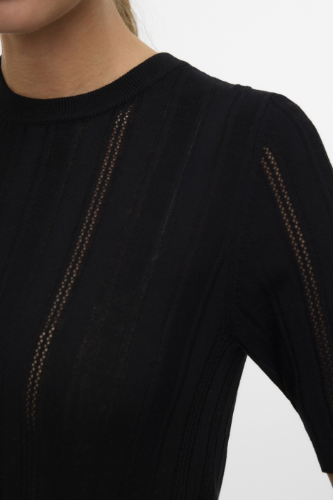Vero Moda zwarte dames trui | Close up
