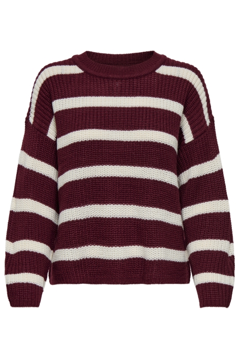 Jacqueline de Yong bordeaux dames trui | Vooraanzicht