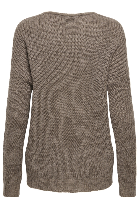 Jacqueline de Yong bruine dames trui | Achteraanzicht