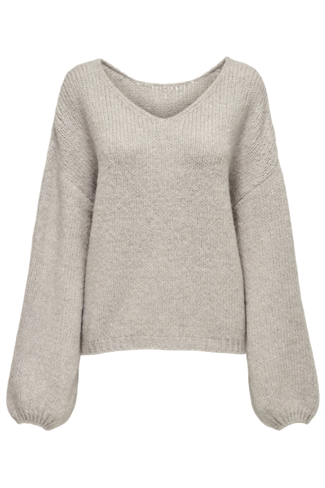 Jacqueline de Yong beige dames trui | Vooraanzicht