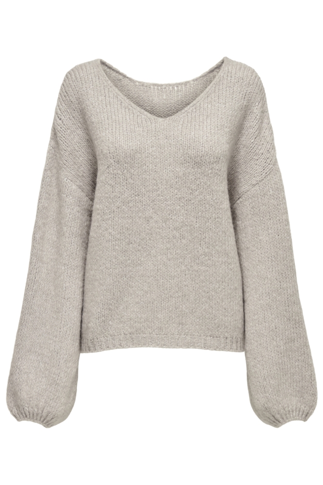 Jacqueline de Yong beige dames trui | Vooraanzicht