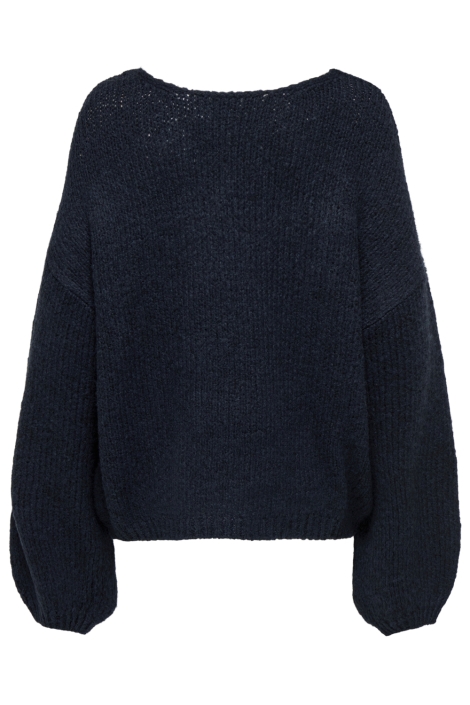 Jacqueline de Yong blauwe dames trui | Achteraanzicht