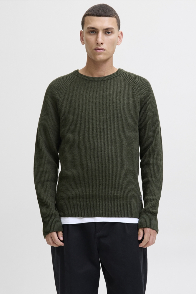 Jack & Jones groene heren trui | Model