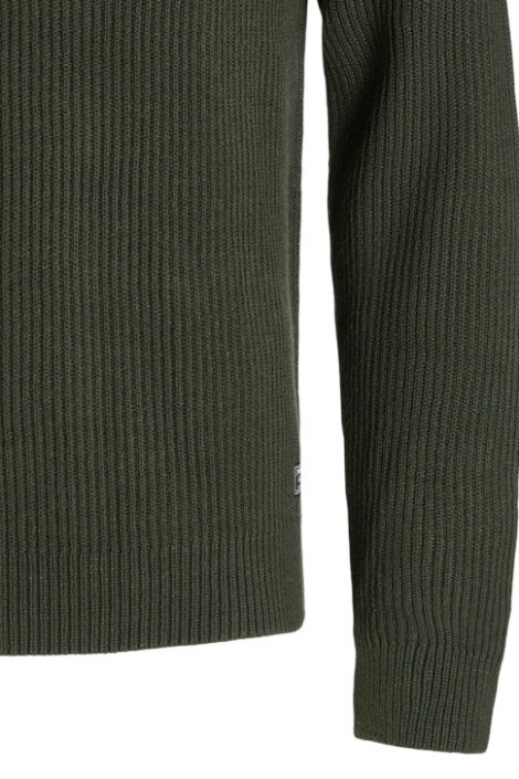 Jack & Jones groene heren trui | Achteraanzicht