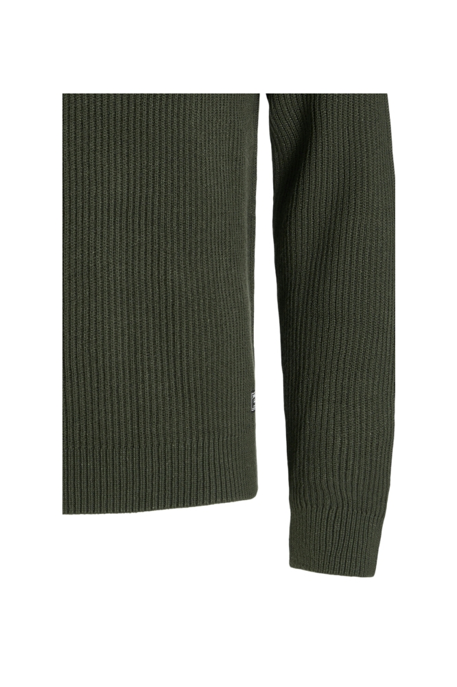 Jack & Jones groene heren trui | Achteraanzicht