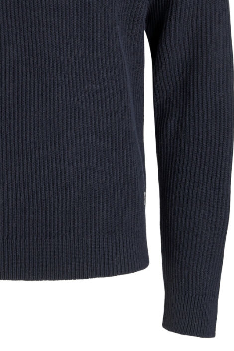 Jack & Jones blauwe heren trui | Close up