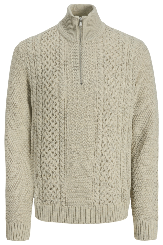 Jack & Jones grijze heren trui | Vooraanzicht