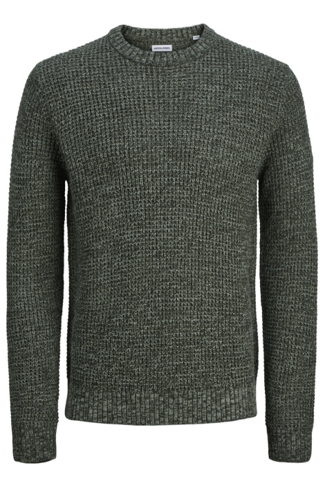 Jack & Jones groene heren trui | Vooraanzicht