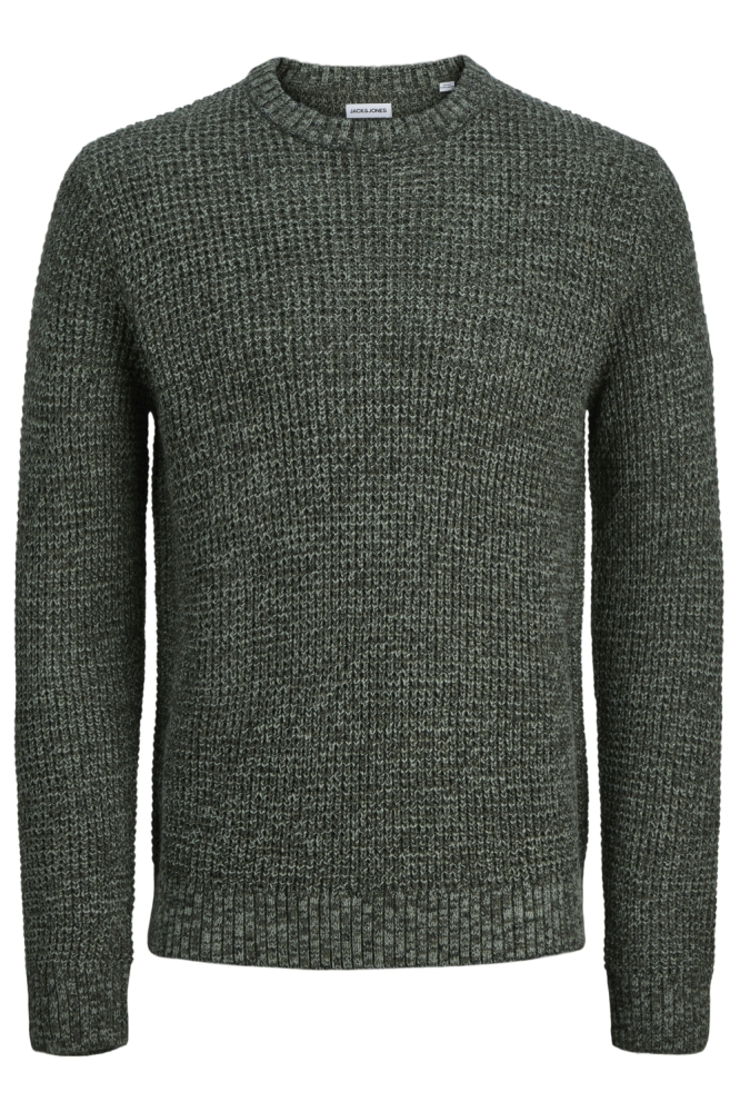 Jack & Jones groene heren trui | Vooraanzicht