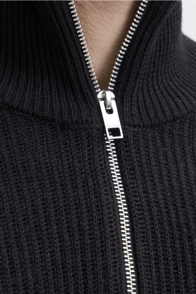Jack & Jones zwarte heren trui | Close up