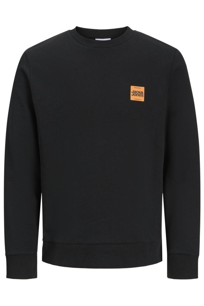 Jack & Jones zwarte heren sweater | Vooraanzicht