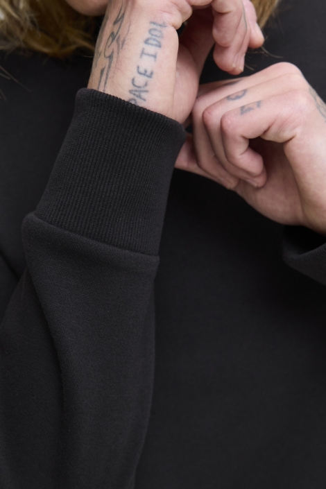 Jack & Jones zwarte heren sweater | Kleurstaal