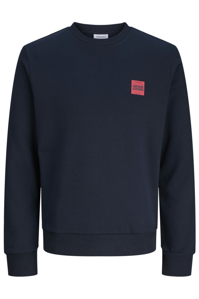 Jack & Jones blauwe heren sweater | Vooraanzicht