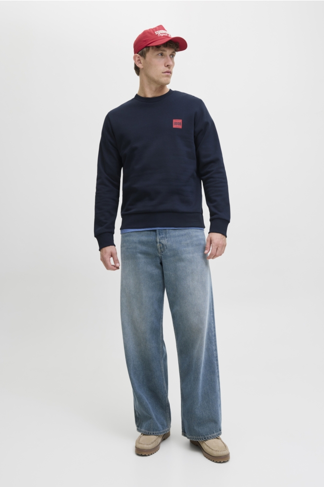 Jack & Jones blauwe heren sweater | Model