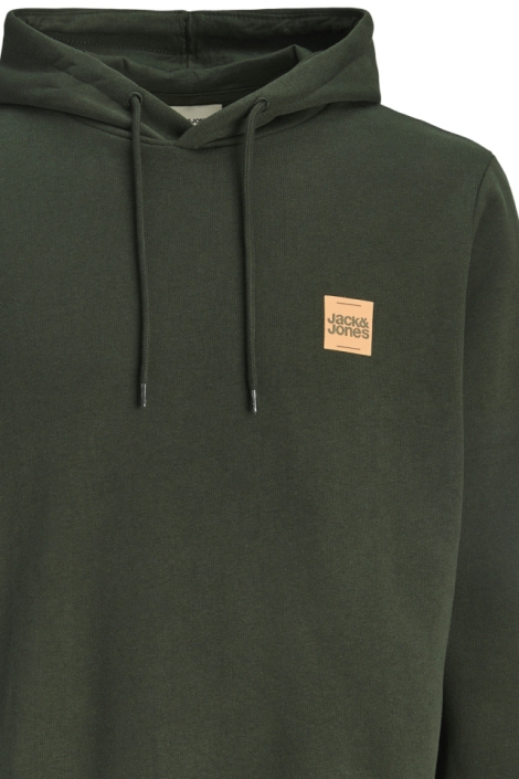 Jack & Jones groene heren sweater | Close up