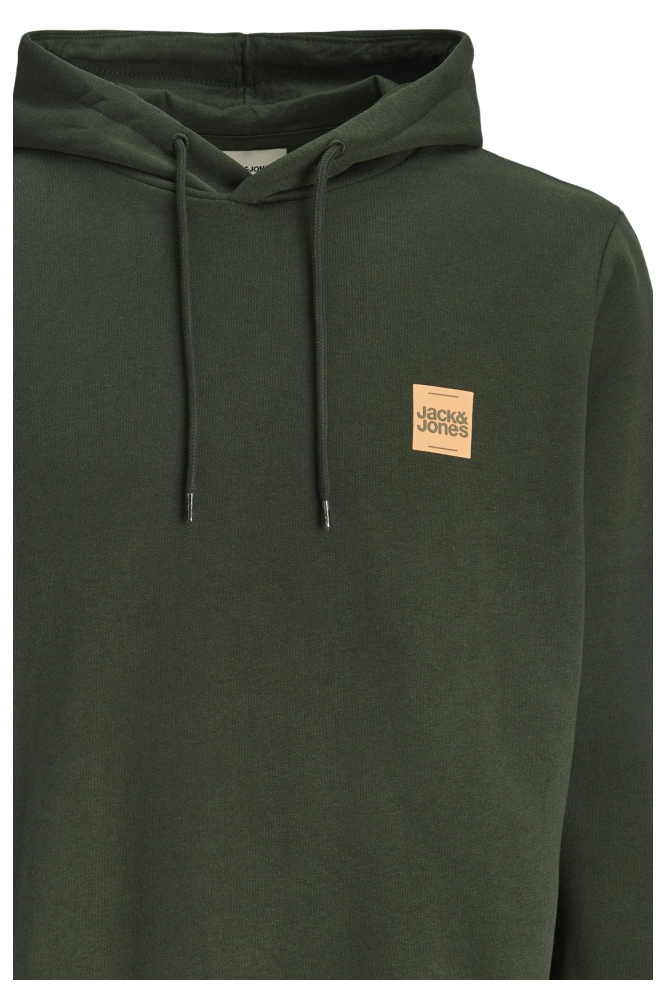 Jack & Jones groene heren sweater | Close up