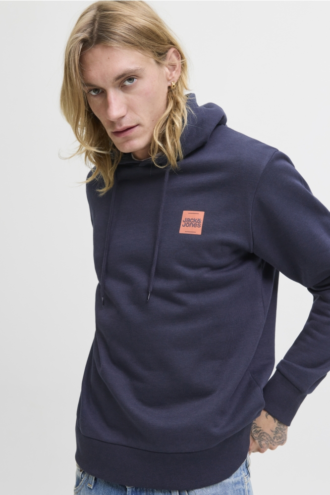 Jack & Jones blauwe heren sweater | Close up