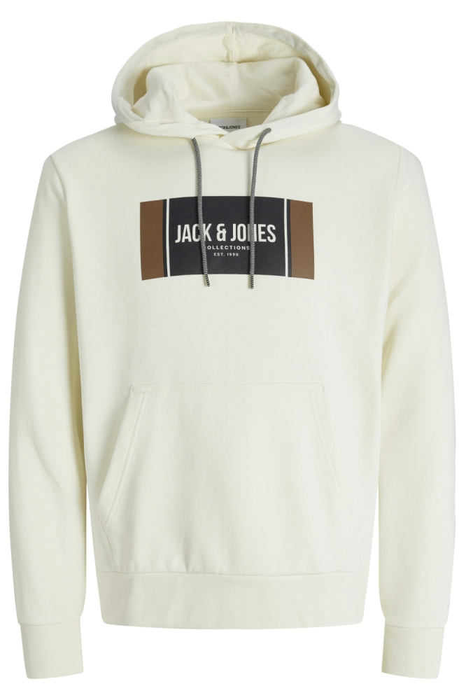 Jack & Jones beige heren sweater | Vooraanzicht